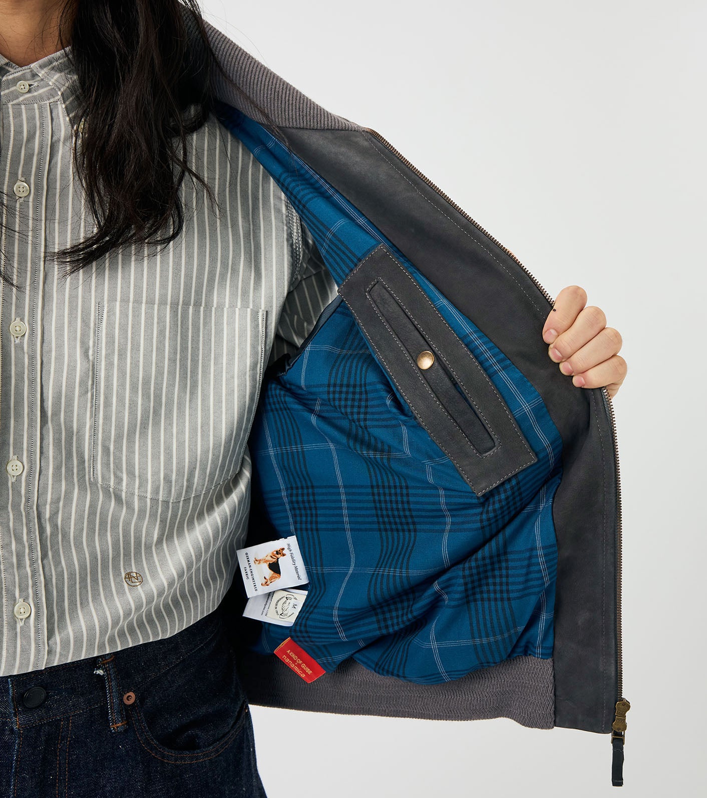 nanamica Exclusive Leather Jacket - Image 11