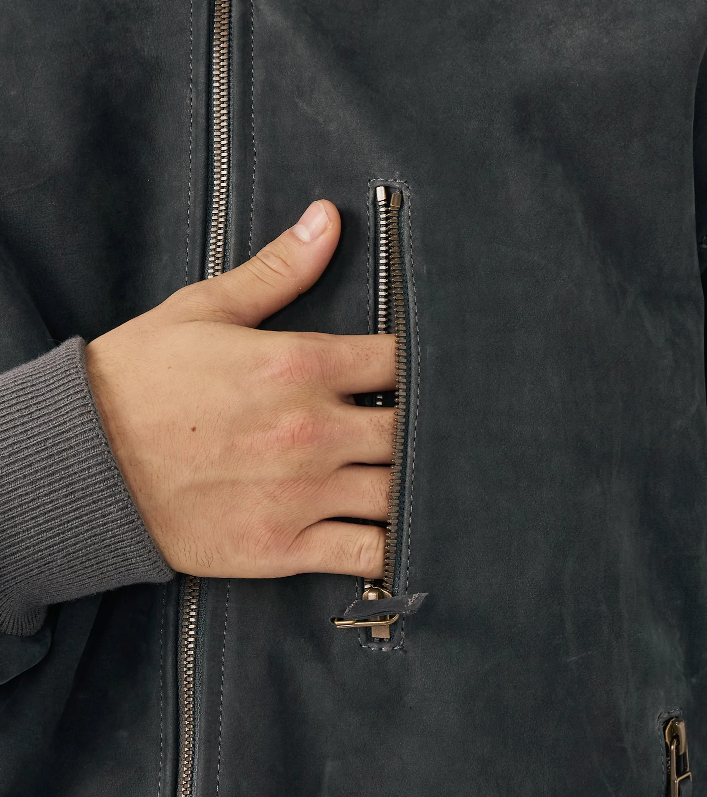 nanamica Exclusive Leather Jacket - Image 12